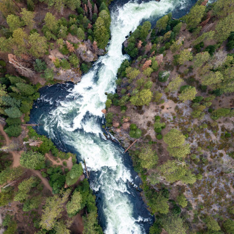 Benham Falls in the Deschutes National Forest.