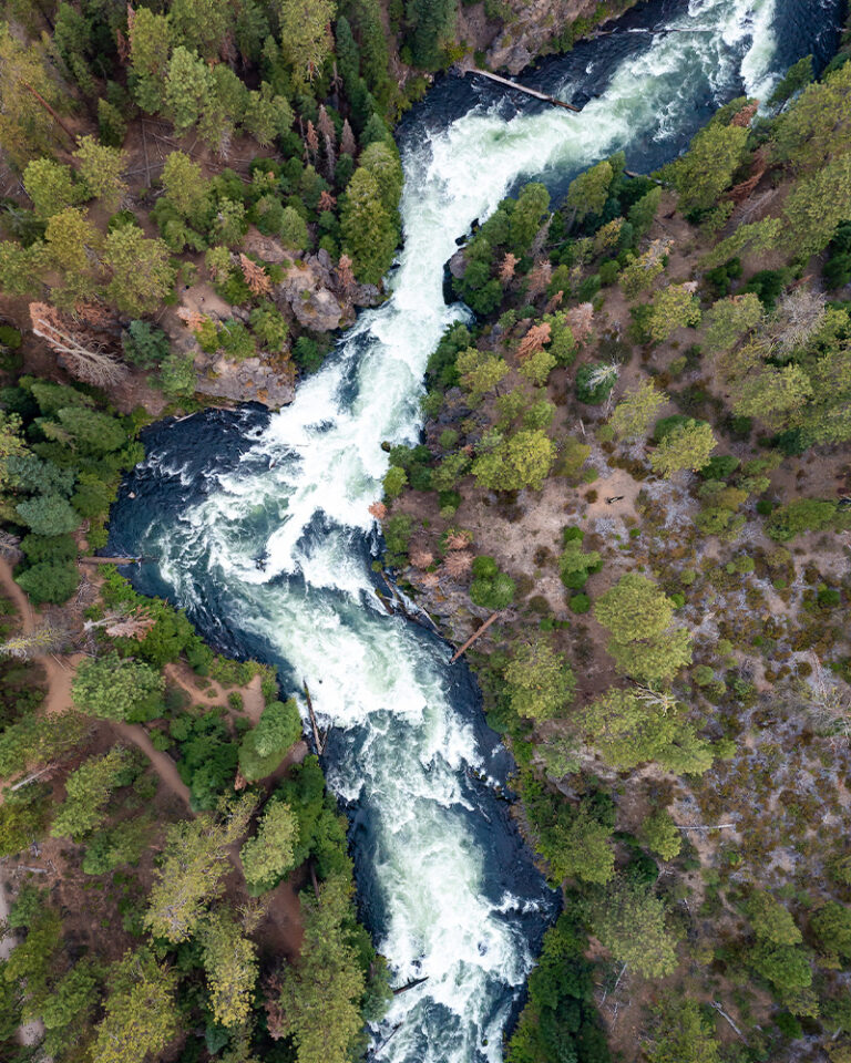 Benham Falls in the Deschutes National Forest.