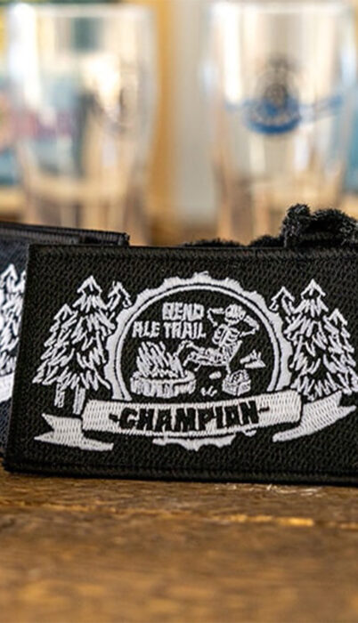 This year's Bend Ale Trail Champion prize is a glow-in-the-dark patch!