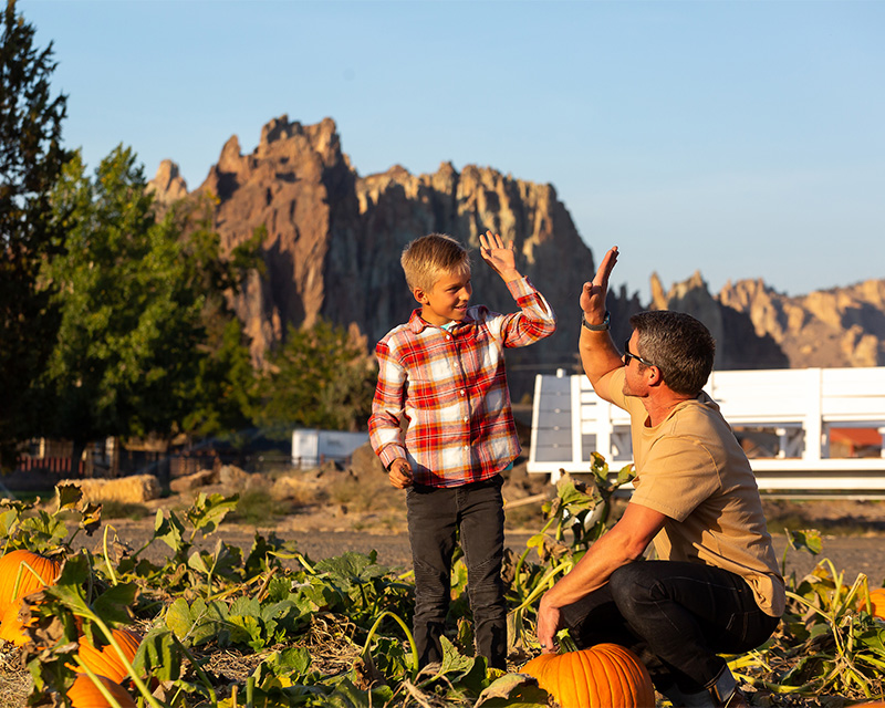 Smith Rock Ranch is the perfect place to pick out your pumpkin for carving. 