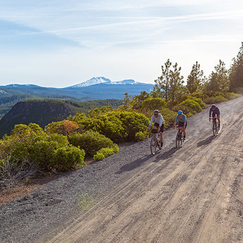 Gravel cycling with great views in Bend, OR