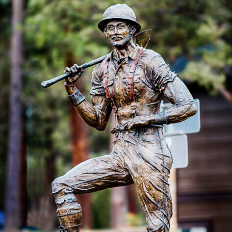Centennial Logger, and artwork in Bend, OR