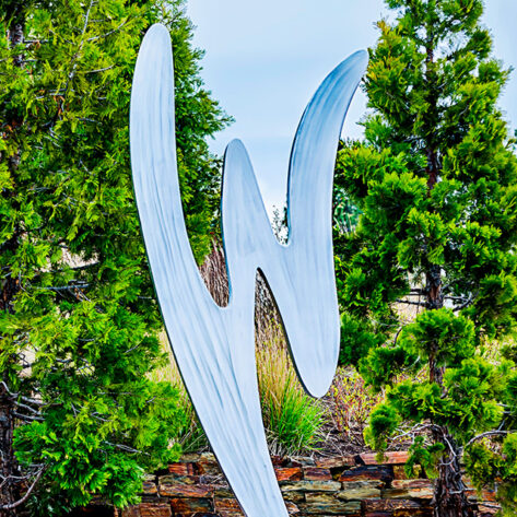 Bachelor Compass, public art in Bend, OR
