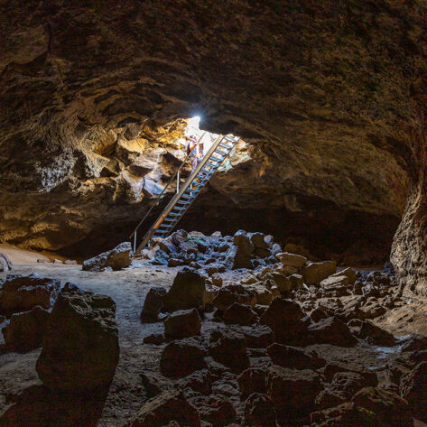 Exploring Boyd Cave in Bend, OR