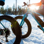 Fat bikes at Wanoga Sno-Park in Bend, OR