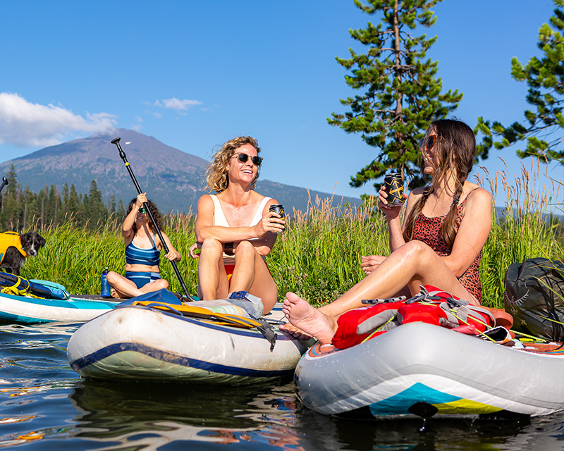 Standup paddleboarding in Bend, OR