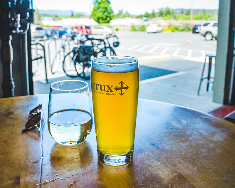 Beer at Crux Fermentation Project in Bend, OR