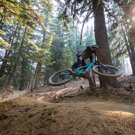 Downhill bike park at Mt Bachelor near Bend, OR
