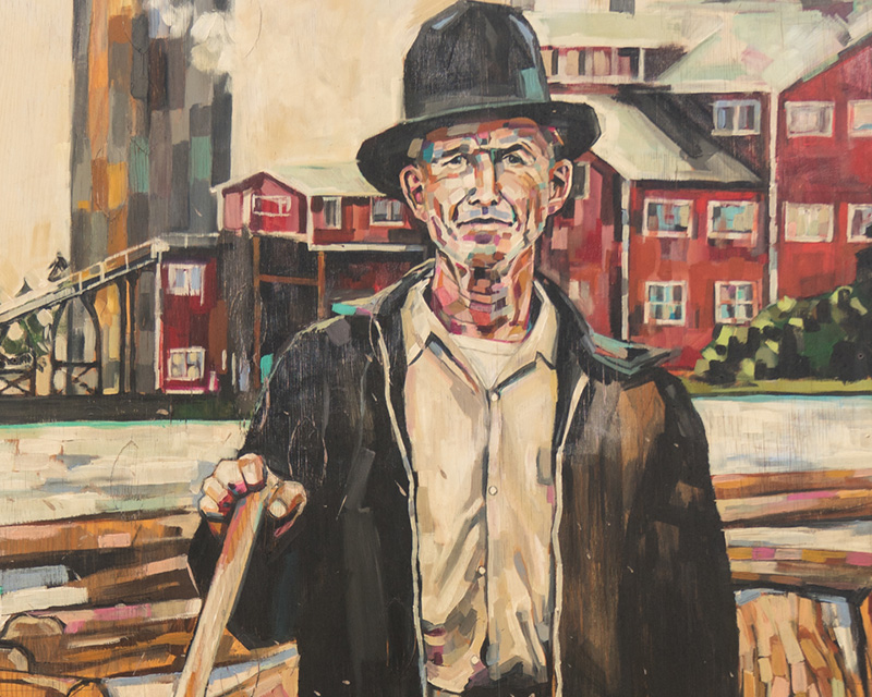 Millworker, a painting by Sheila Dunn in Bend, OR