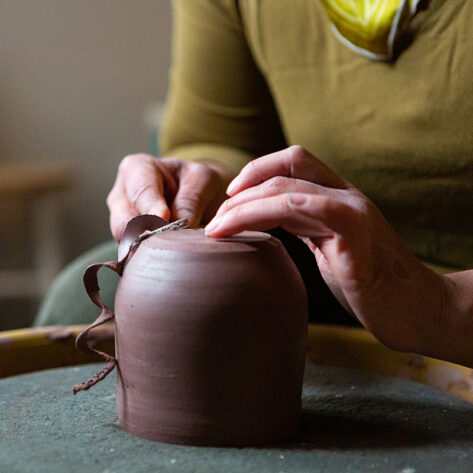 A ceramic artist in Bend, OR
