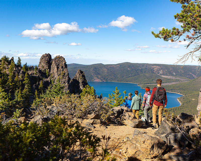 Hiking at Newberry National Volcanic Monument
