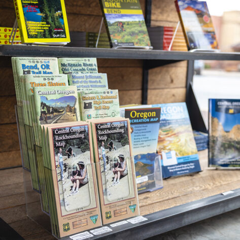 Maps and guides available at the Bend Visitor Center.