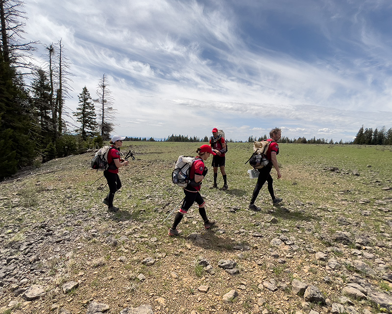 Navigating across public land during an adventure race in Bend, OR