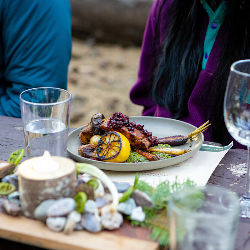 Foraged food experience with Wanderlust Tours in Bend, Oregon. 