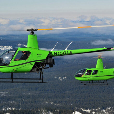 Helicopter tour in Bend, OR