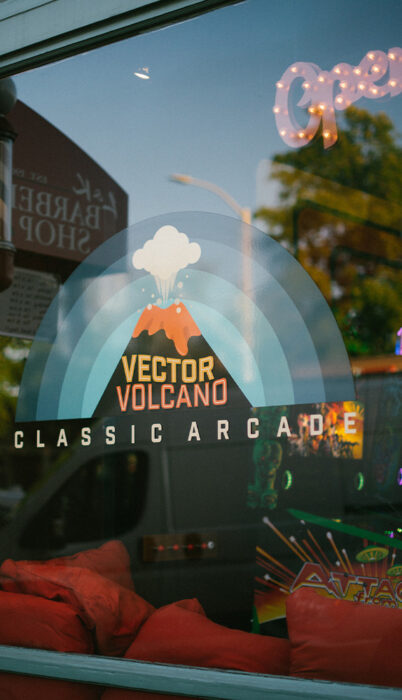 Play your favorite classic video games at Vector Volcano in downtown Bend, Oregon.