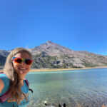 Blogger Tawna on a hike along the Green Lakes Trail near Bend, Oregon.