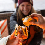 Smores at LOGE Camp hotel in Bend, OR